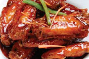 Chicken Wings in Honey BBQ Sauce